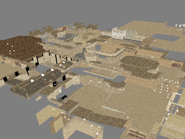 Counterstrike: Source de_dust2 loaded in-engine