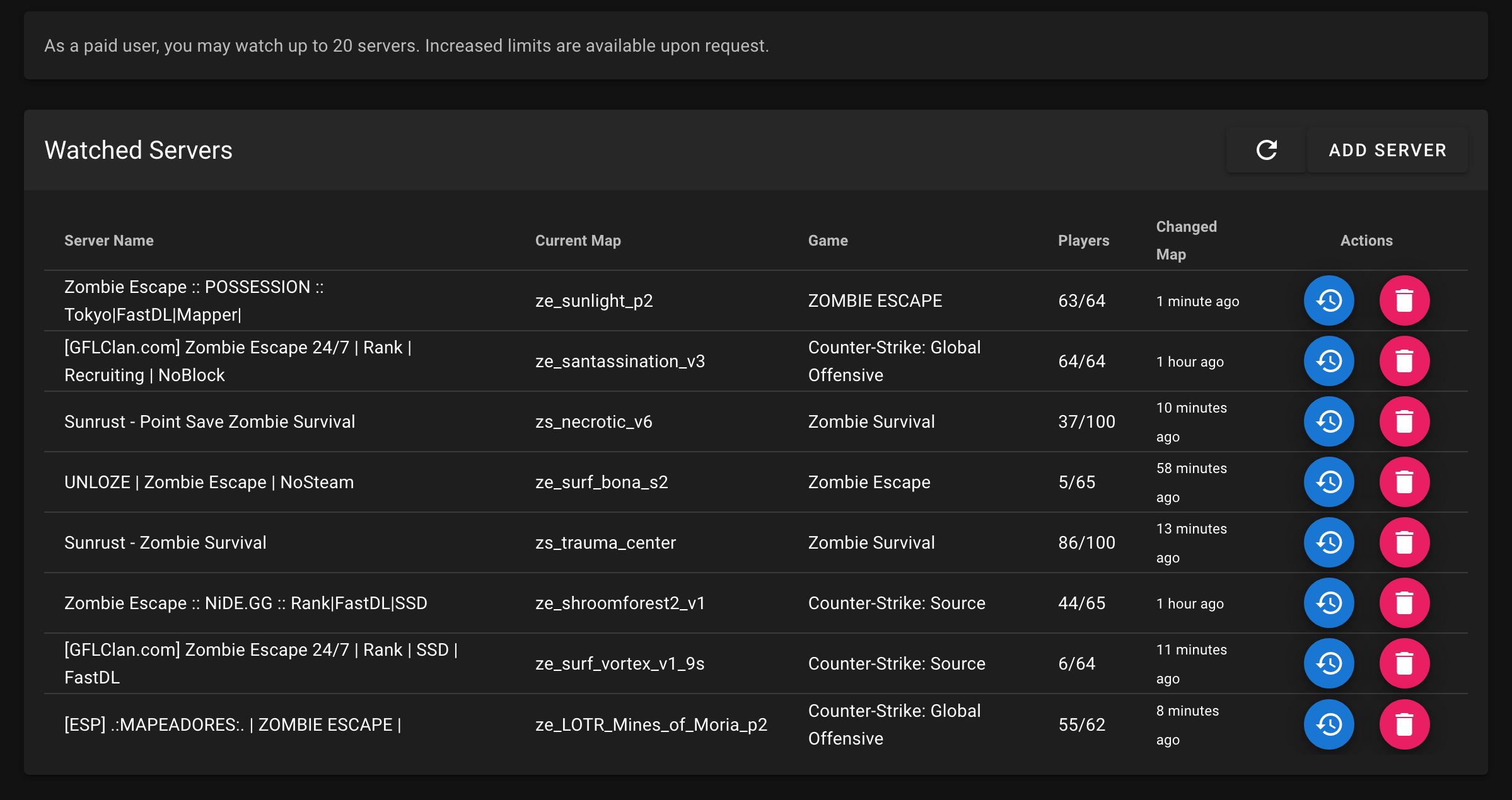 Ikamu Server Browser
