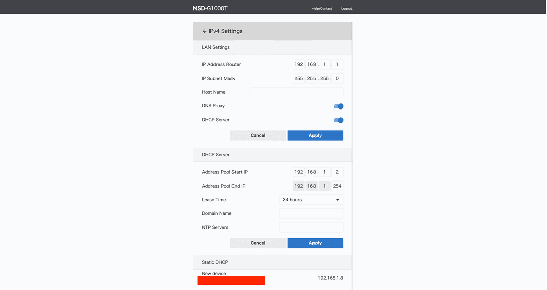 Sony router lan settings